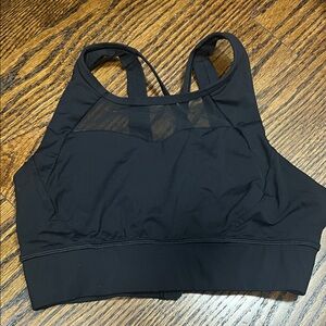 Lululemon Black high neck sports bra size 8